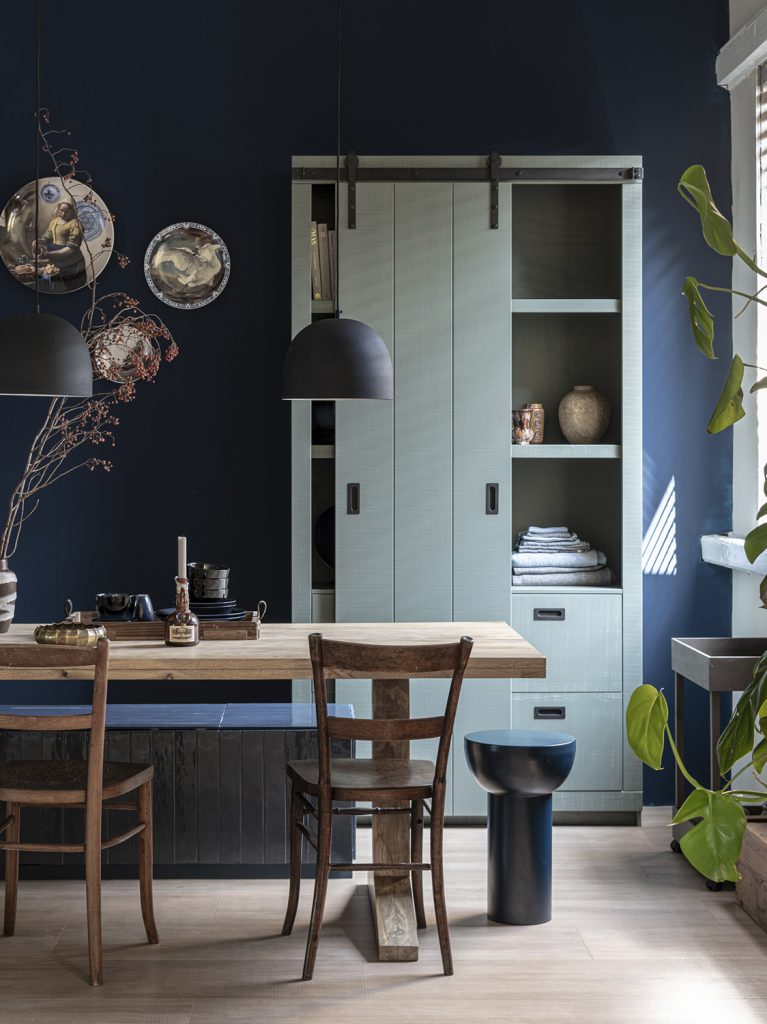 Slide barn cabinet rough sawn pine soap 1