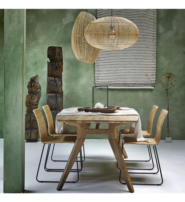 Studio teak rectangular table 200 cm 4