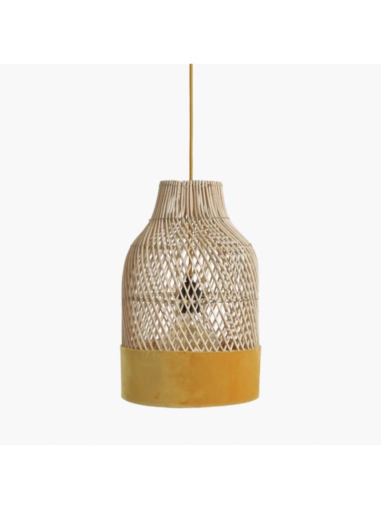 Suave lamp bottle yellow