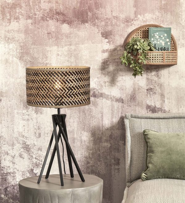 Table lamp Java 5 pt bl3218, blnat