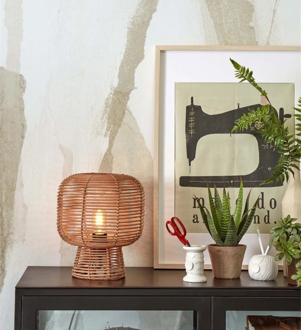 Table lamp Tanami h.30cm, nat.