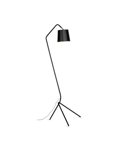 Floor lamp iron Barcelona, black.1