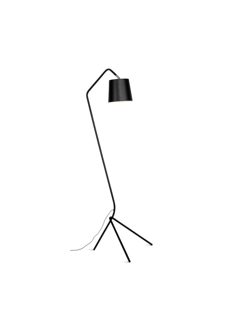 Floor lamp iron Barcelona, black.1