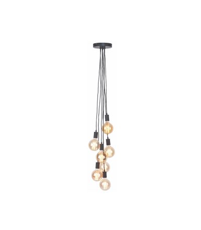 Hanging system Oslo7 lights black.0