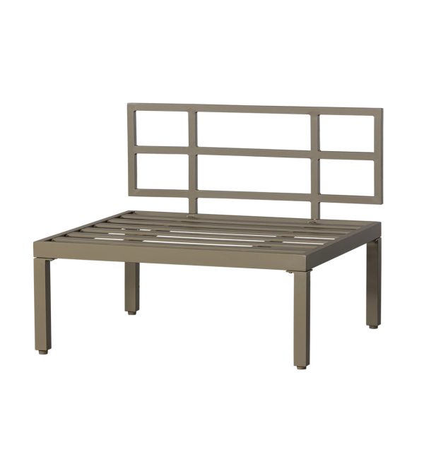 KLUPALEŽALJKA George bench 90cm aluminum jungle