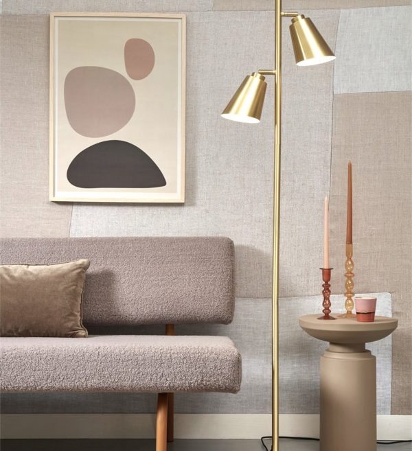 PODNA LAMPA Bremen 2 shade,gold