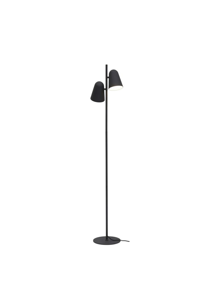 PODNA LAMPA Salamanca 2 shade h.145x28cm, black.1