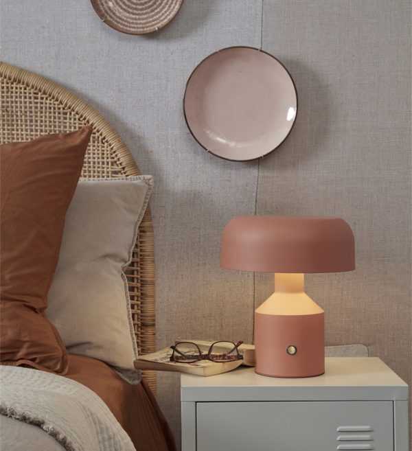 STOLNA LAMPA Porto h.30x25cm, terra.2