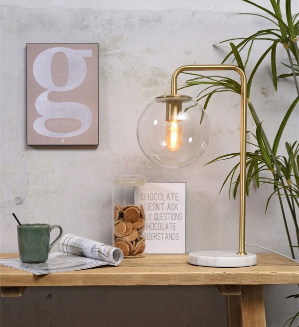 STOLNA LAMPA Warsaw zlato