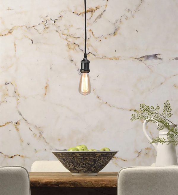 STROPNA LAMPA Riga crna