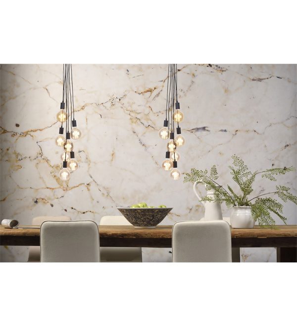 STROPNA LAMPA system Oslo7 lights crna.2