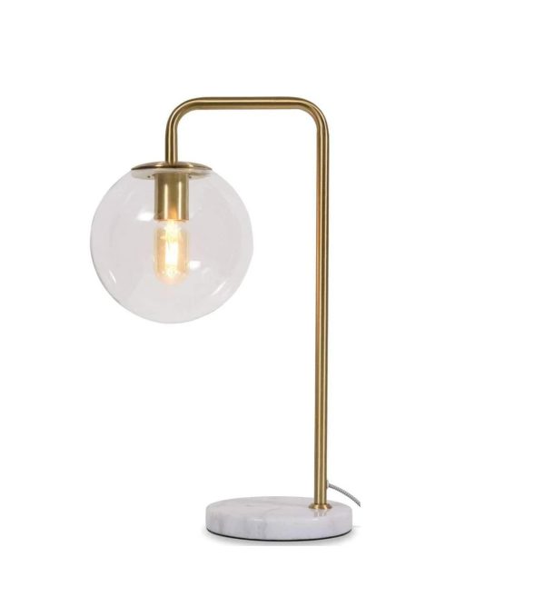 Table lamp iron glass Warsaw gold..0