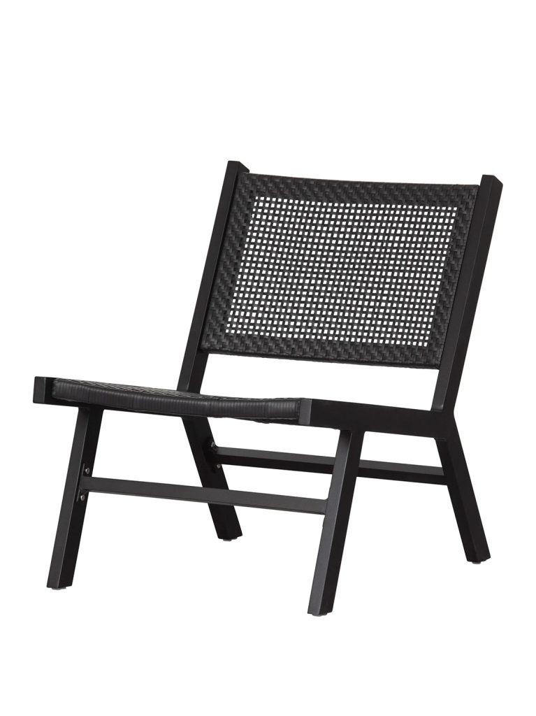 VRTNA LOUNGE STOLICA Puk garden aluminium black