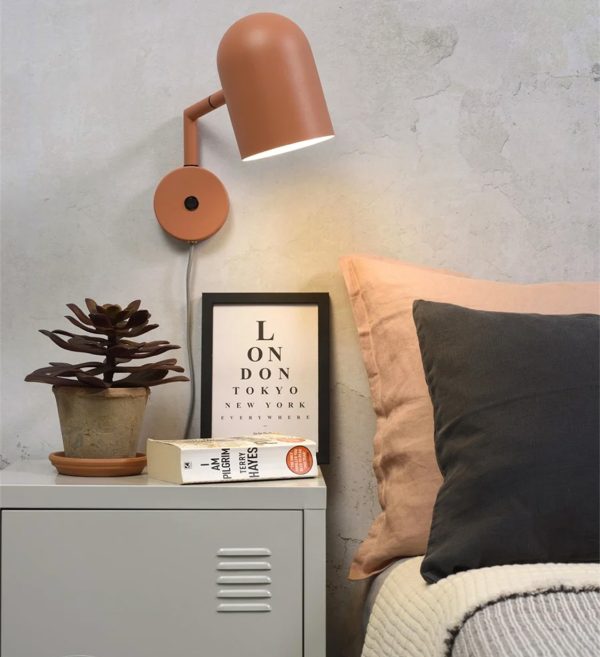 Wall lamp iron Marseille terra.1