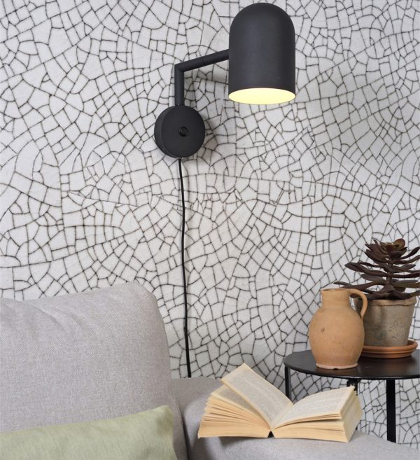 ZIDNA LAMPA Marseille crna