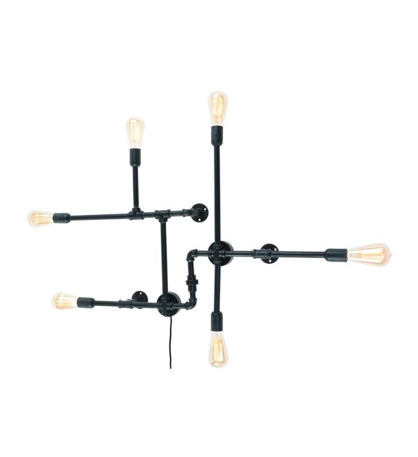 ZIDNA LAMPA Nashville 3 arm,crna.1