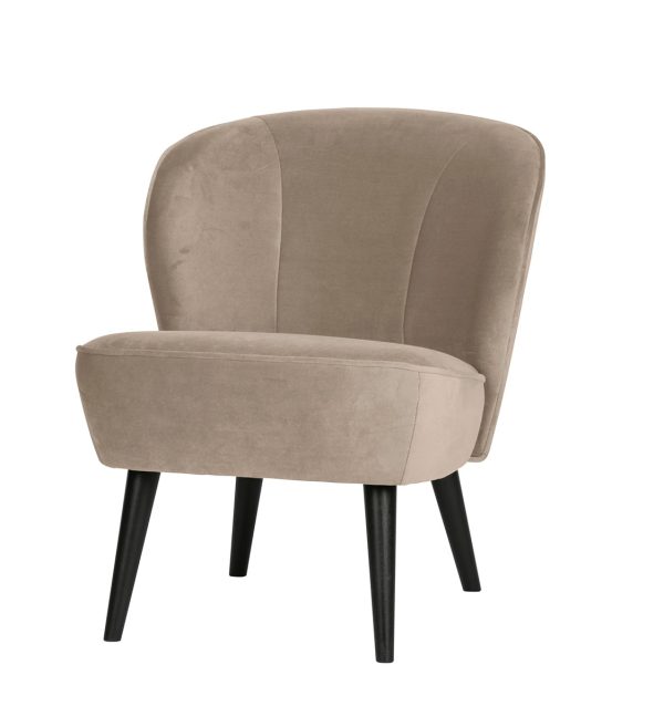 Fotelja Sara velvet khaki