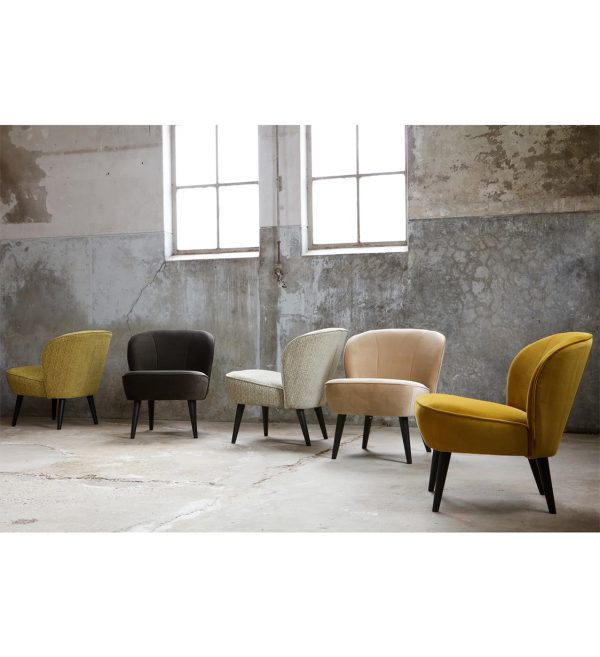 Fotelja Sara velvet old pink 1