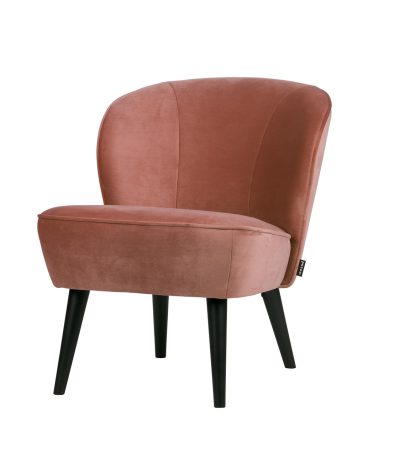 Fotelja Sara velvet old pink