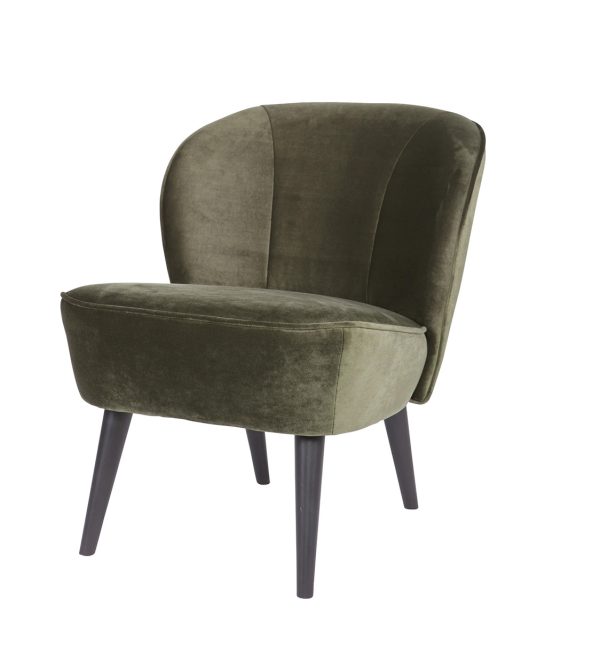 Fotelja Sara velvet warm green