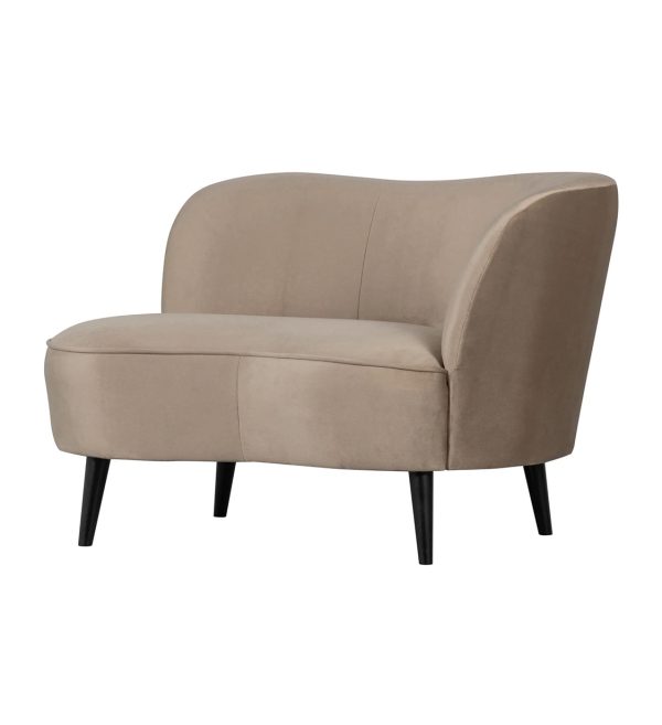 Lounge sofa Sara velvet khaki desna strana