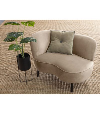 Lounge sofa Sara velvet khaki lijeva strana 1