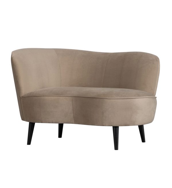 Lounge sofa Sara velvet khaki lijeva strana