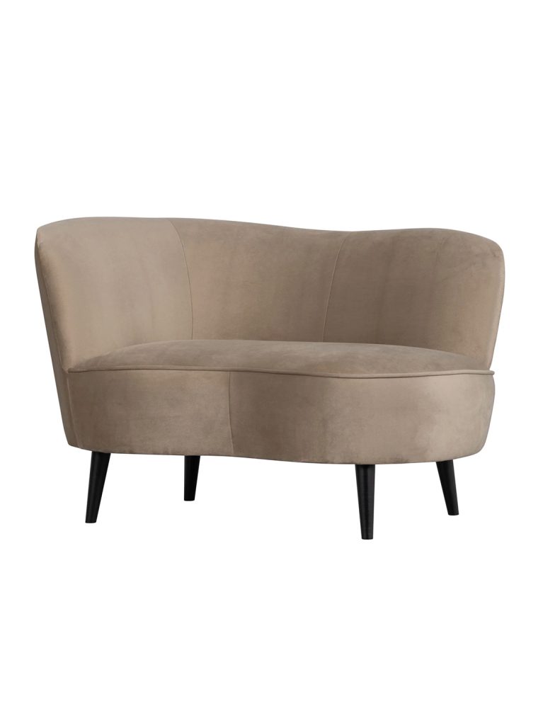 Lounge sofa Sara velvet khaki lijeva strana