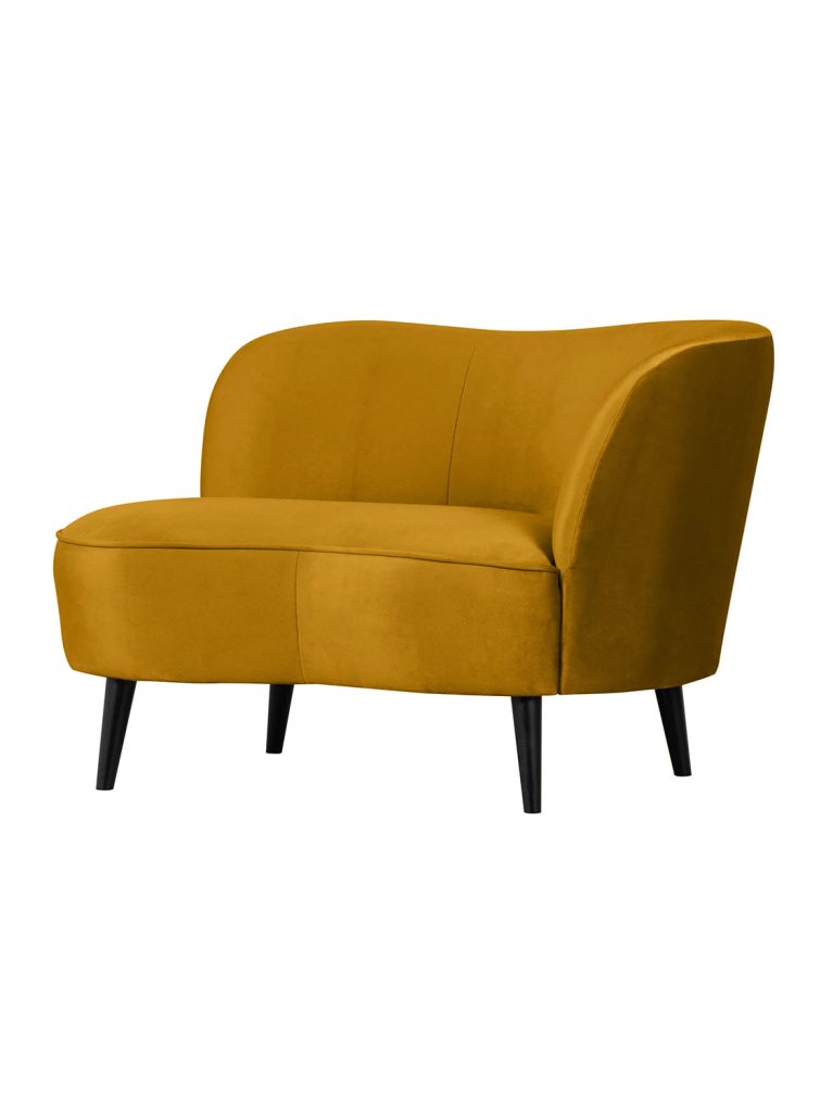 Lounge sofa Sara velvet ochre desna strana