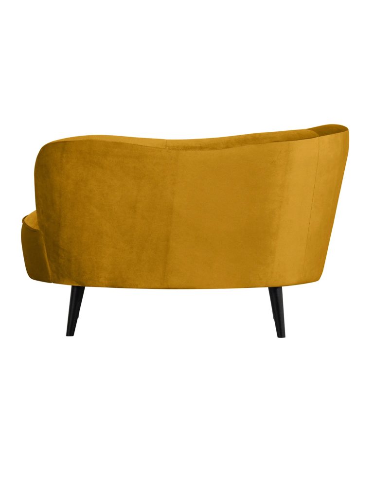 Lounge sofa Sara velvet ochre lijeva strana 1