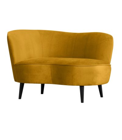 Lounge sofa Sara velvet ochre lijeva strana