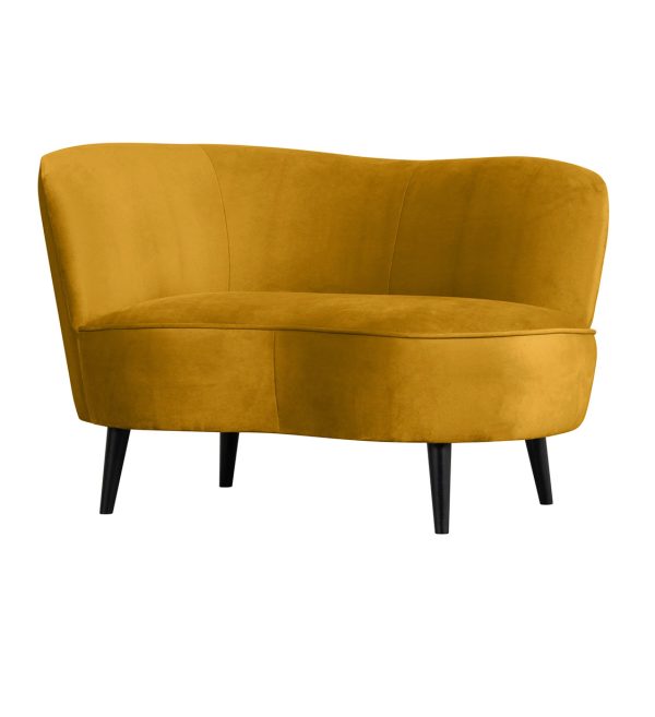 Lounge sofa Sara velvet ochre lijeva strana