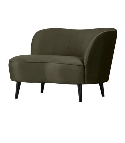 Lounge sofa Sara velvet warm green desna strana