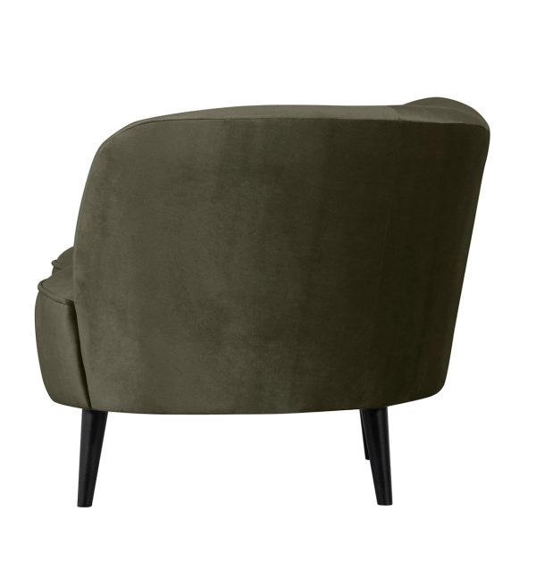 Lounge sofa Sara velvet warm green desna strana 6
