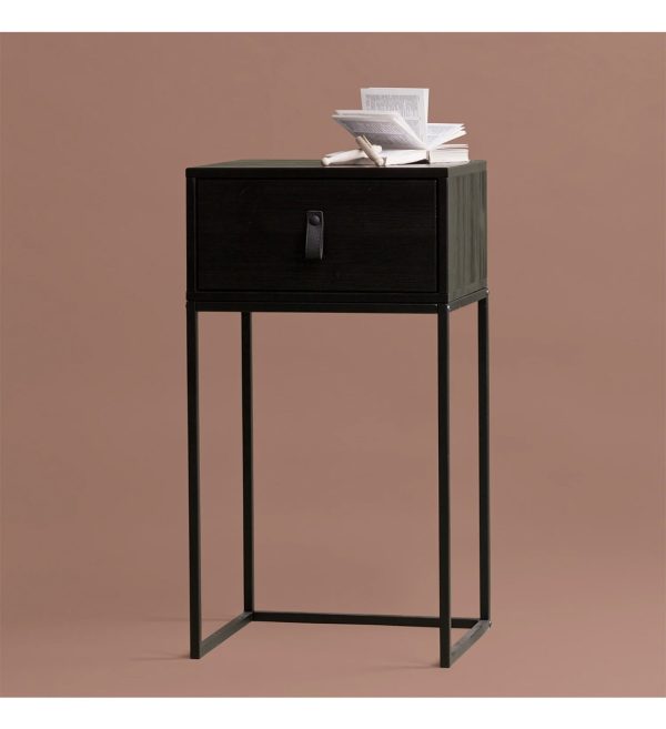 Noćni ormarić Zola black [fsc] 1