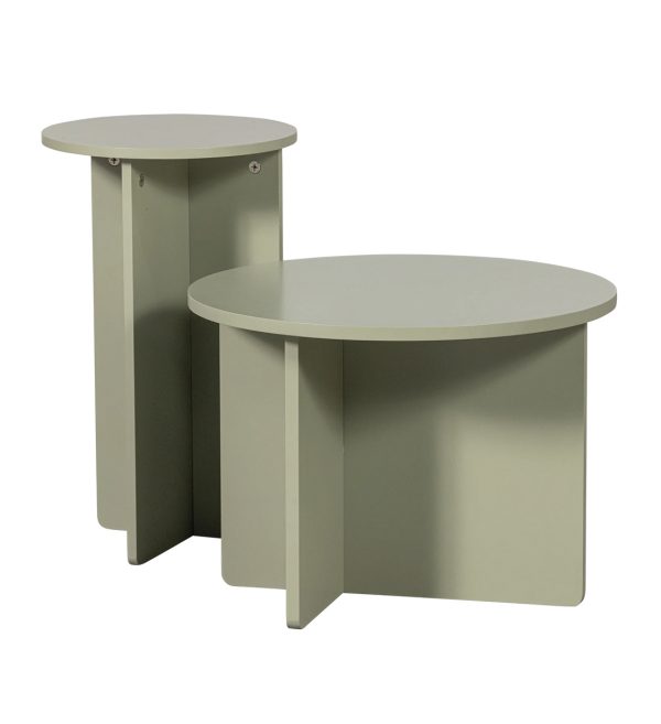 Pomoćni stolić Set of 2 ronny greengrey