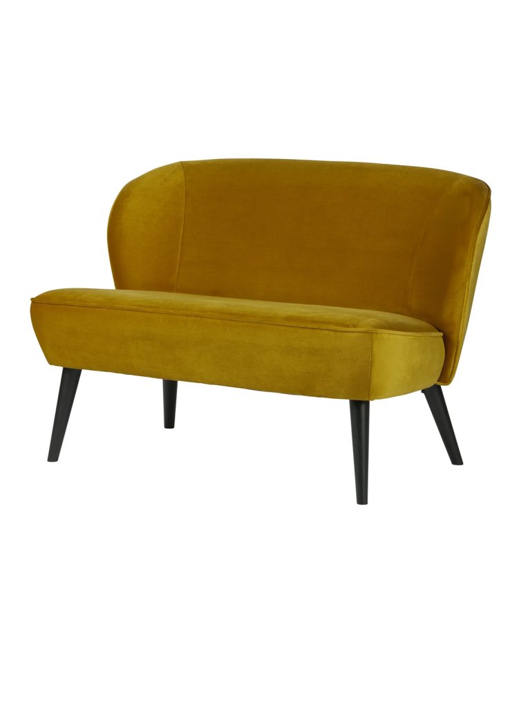 Sofa Sara velvet ochre