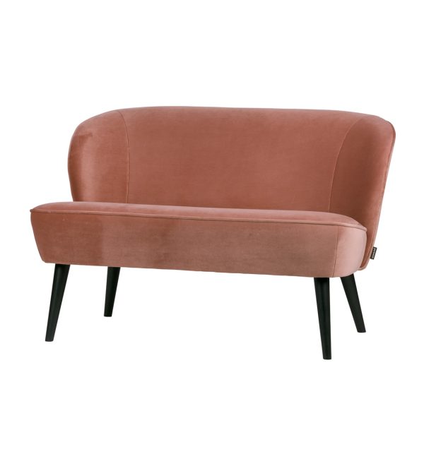 Sofa Sara velvet old pink