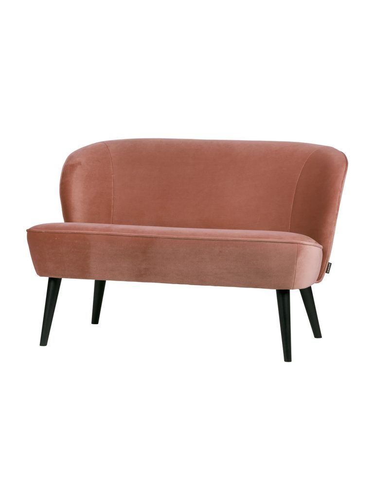 Sofa Sara velvet old pink