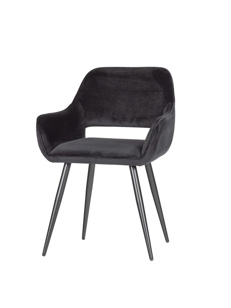 Stolica Set 2kom  Jelle chair velvet black