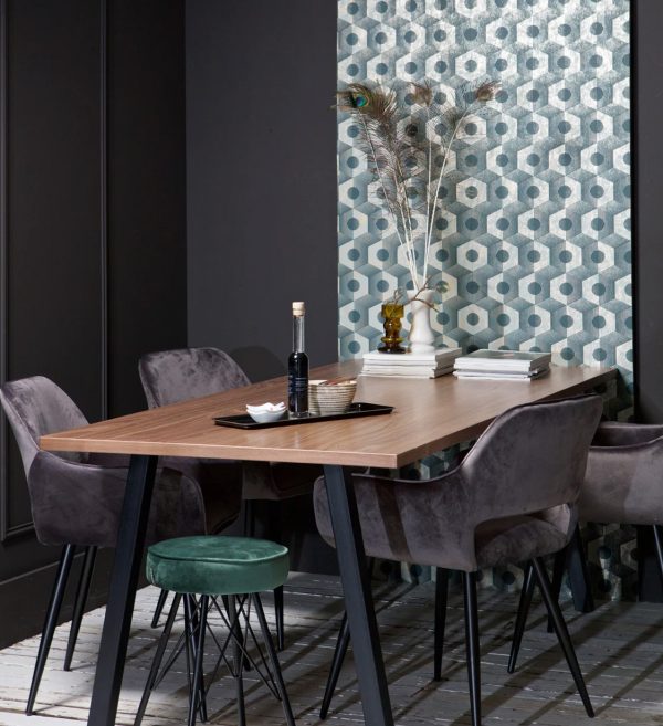 Stolica Set 2kom Jelle velvet grey 1