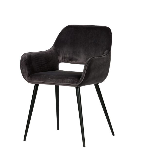 Stolica Set 2kom Jelle velvet grey