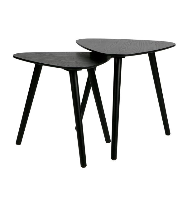 Stolići Set 2 kom Nila wood black