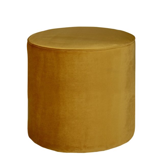 TABURE Sara velvet ochre visoki