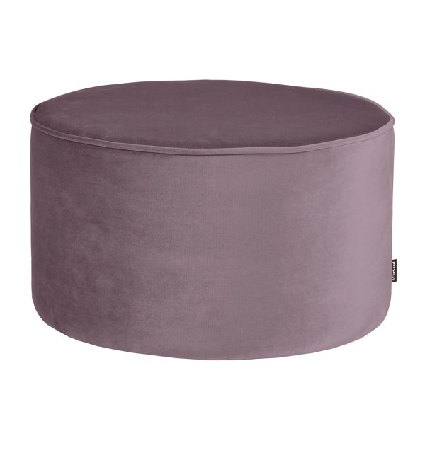 Tabure Sara low velvet warm lilac