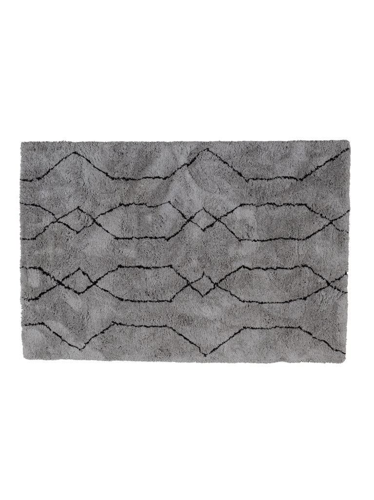 Tepih Nové rug light greyblack