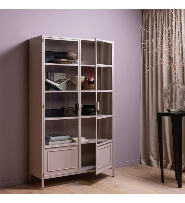 Vitrina Ronja xl metal soft pink 1