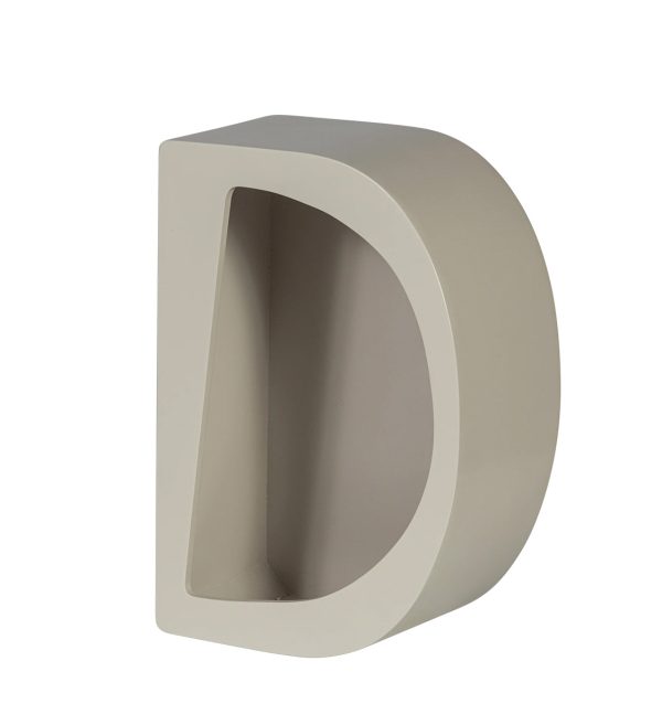 Zidna dekoracija Noam half round wood dust