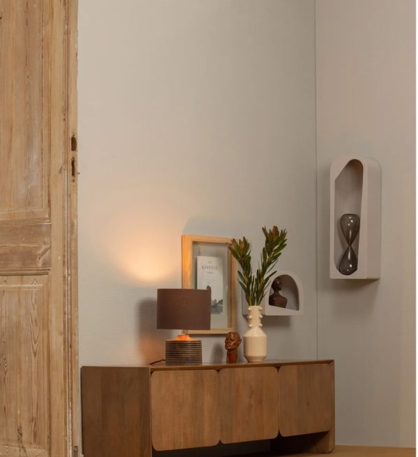 Zidna dekoracija Noam oblong wood dust 1