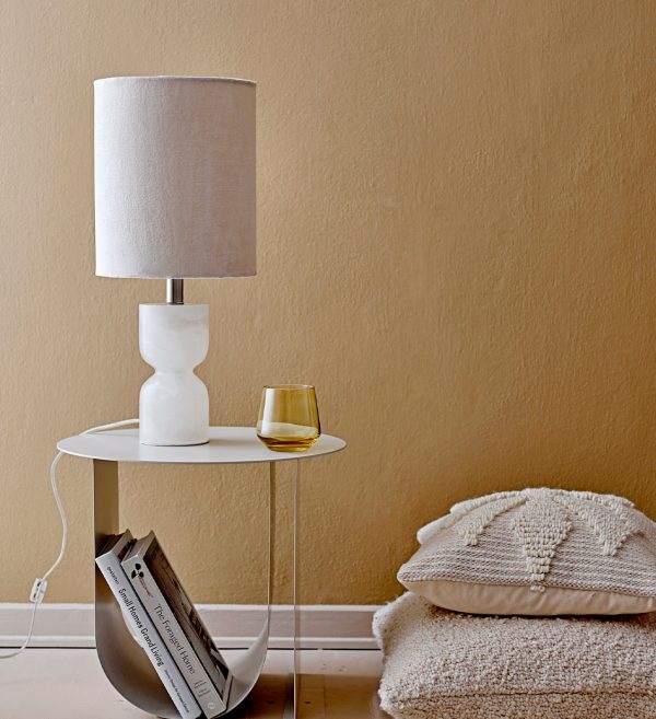 Cher pomoćni stolić, prirodan, metal7